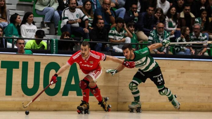 Hóquei: Sporting-Benfica (TIAGO PETINGA/LUSA)