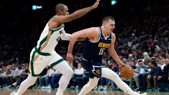 Boston Celtics-Denver Nuggets (AP Photo/Michael Dwyer)
