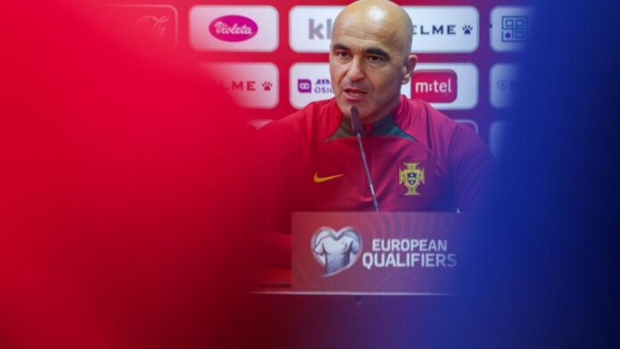 Conferência de imprensa de Roberto Martínez (JOSE SENA GOULAO/LUSA)