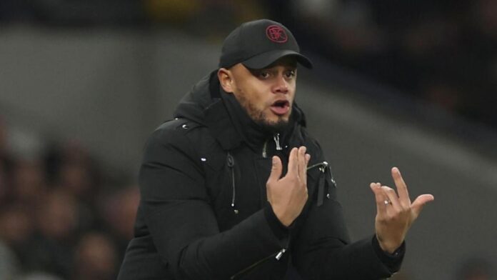 Vincent Kompany no Burnley (AP/Ian Walton)