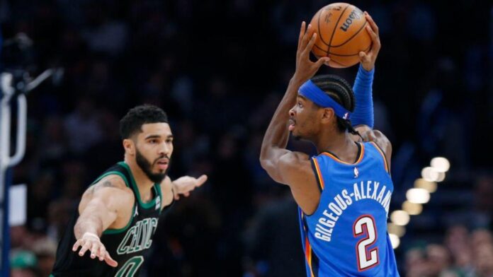 Oklahoma City Thunder-Boston Celtics (AP Photo/Nate Billings)