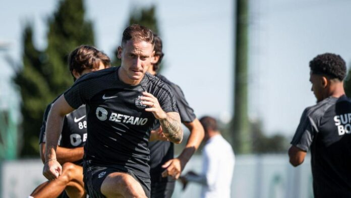 Treino do Sporting em Alcochete (DR: Sporting)
