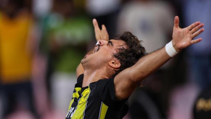 Jota festeja golo pelo Al-Ittihad (Foto: Al-Ittihad)