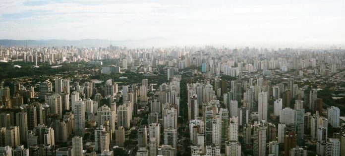 Uma vista de São Paulo, Brasil